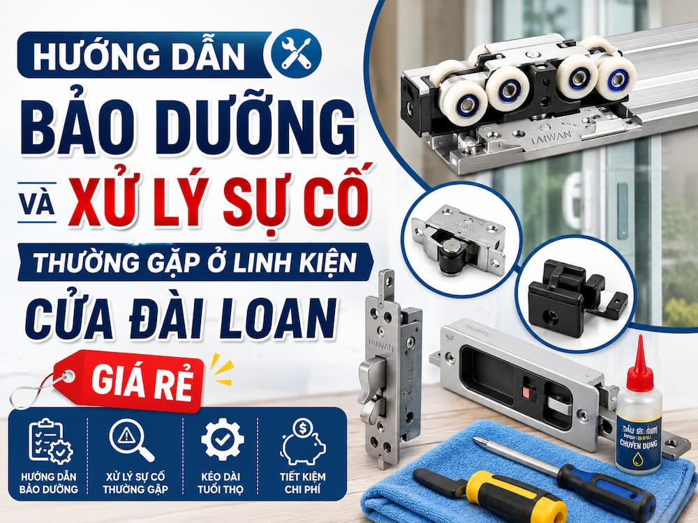 Bảo Dưỡng Cửa Đài Loan Giá Rẻ – Checklist & Xử Lý Sự Cố Linh Kiện KTH