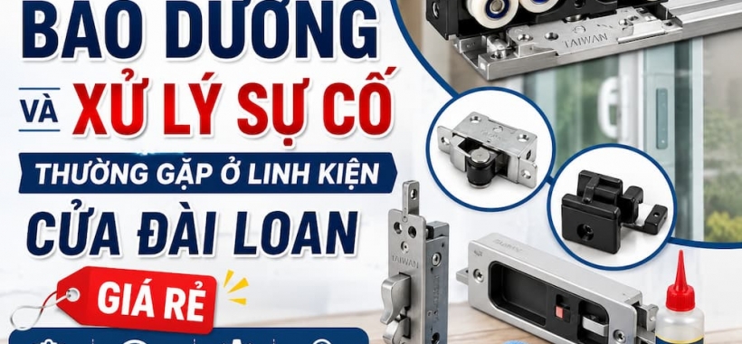 Bảo Dưỡng Cửa Đài Loan Giá Rẻ – Checklist & Xử Lý Sự Cố Linh Kiện KTH