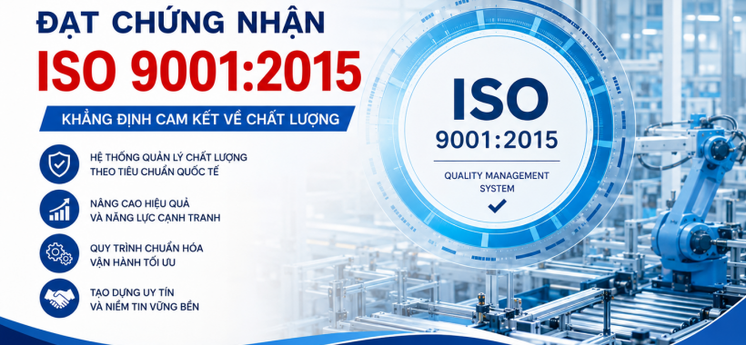 Bảo Phúc Đạt Chứng Nhận ISO 9001:2015 – Tiêu Chuẩn Chất Lượng Quốc Tế