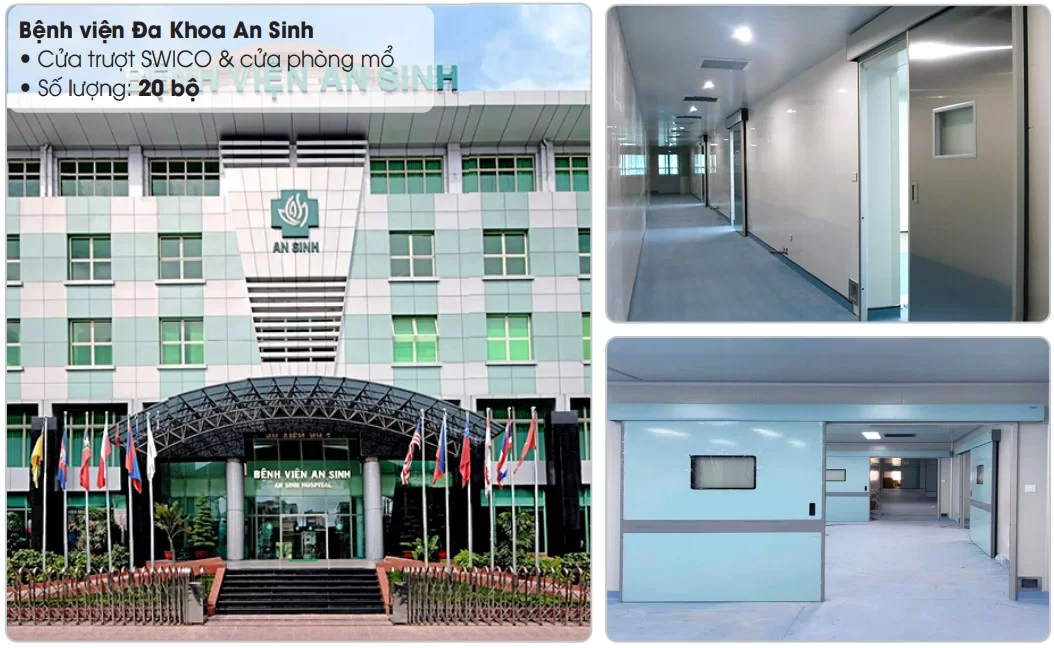 Dự án lắp đặt cửa phòng mổ tại Bệnh viện Đa Khoa An Sinh