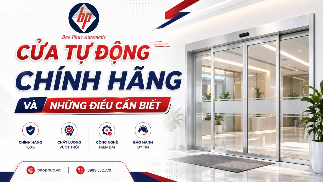 Cách Nhận Biết Cửa Tự Động Chính Hãng: Tem CO/CQ, QR Và Dấu Hiệu Phân