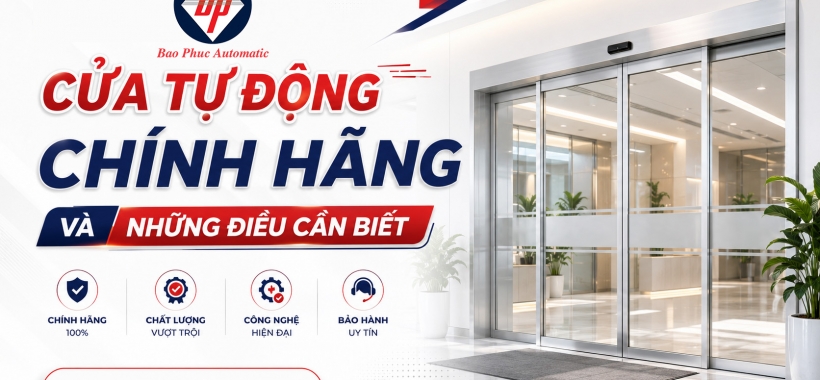 Cửa Tự Động Chính Hãng Và Những Điều Cần Biết
