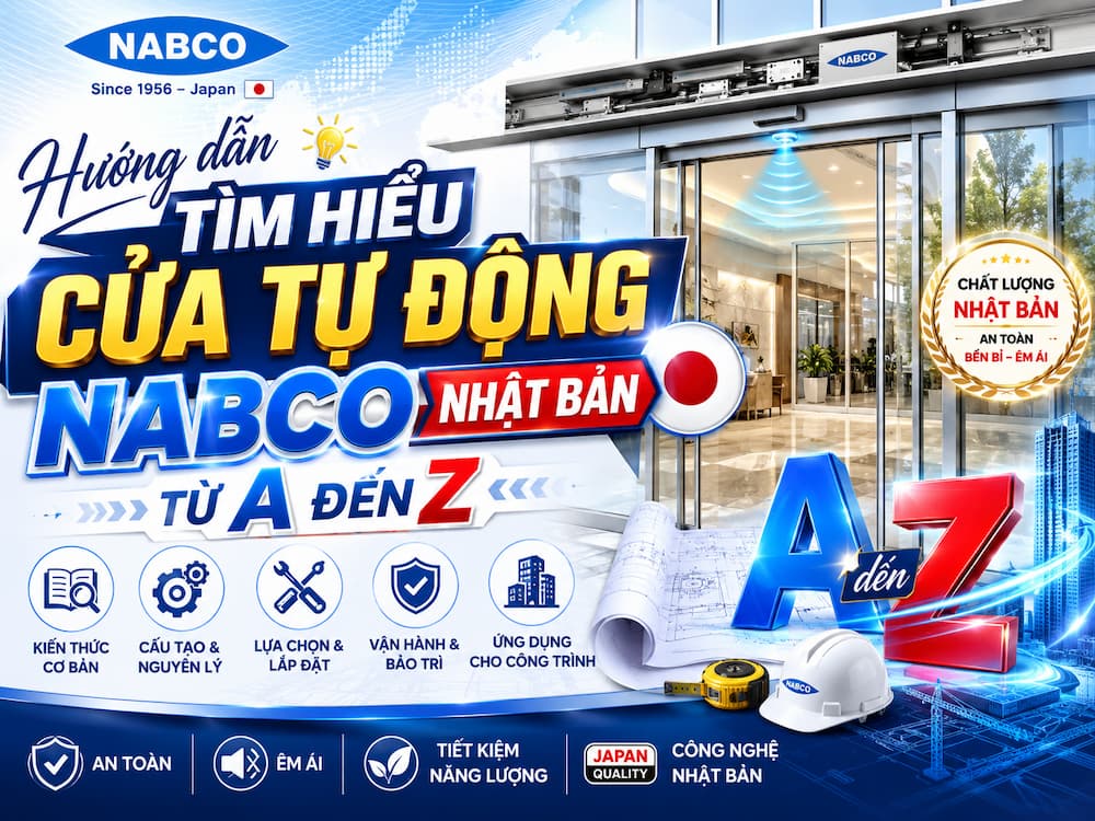 Cấu Tạo Và Nguyên Lý Hoạt Động Cửa Tự Động NABCO Nhật Bản – Hướng Dẫn 
