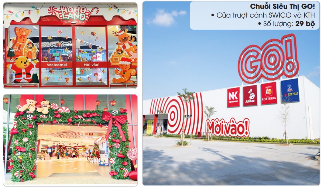 Chuỗi Siêu Thị GO – Dự án triển khai 29 bộ cửa trượt tự động