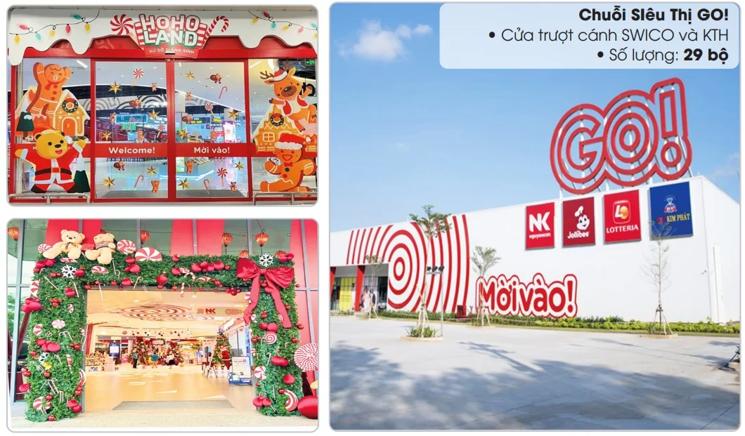 Chuỗi Siêu Thị GO – Dự án triển khai 29 bộ cửa trượt tự động