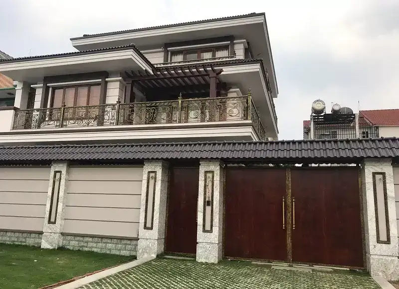 Biệt thự sử dụng động cơ âm sàn tự động