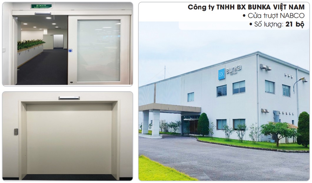 Lắp đặt 21 bộ cửa trượt Nabco cho BX BUNKA Việt Nam
