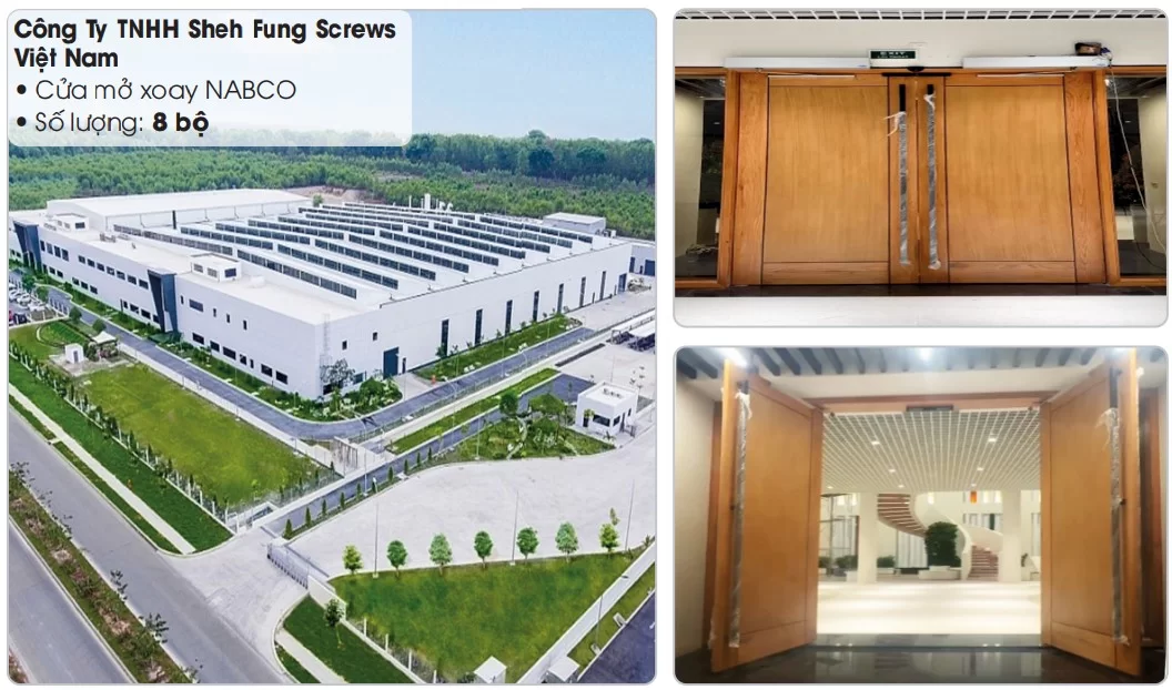 Sheh Fung Screws – Lắp đặt 23 bộ cửa trượt Nabco