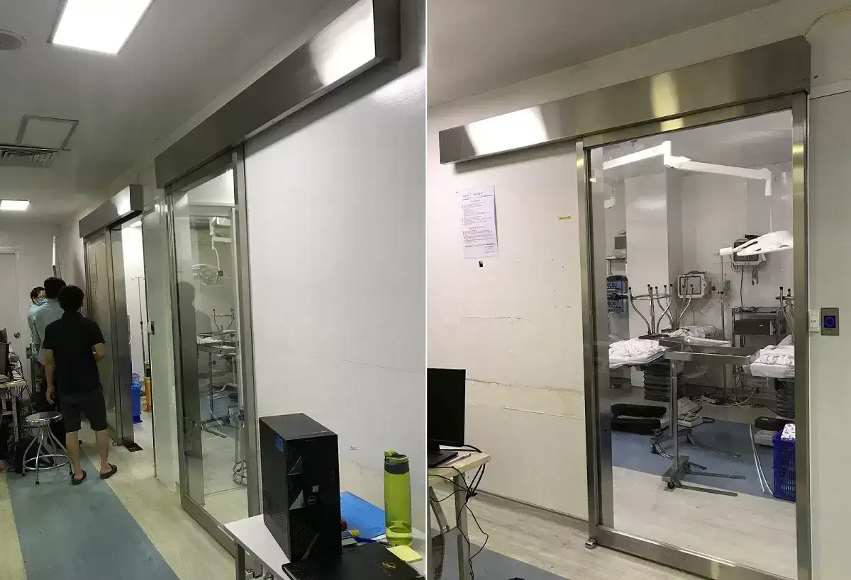 Lắp đặt 15 bộ cửa tự động BỆNH VIỆN THẨM MỸ KANGNAM