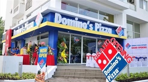 Lắp đặt cửa tự động cửa hàng DOMINO PIZZA