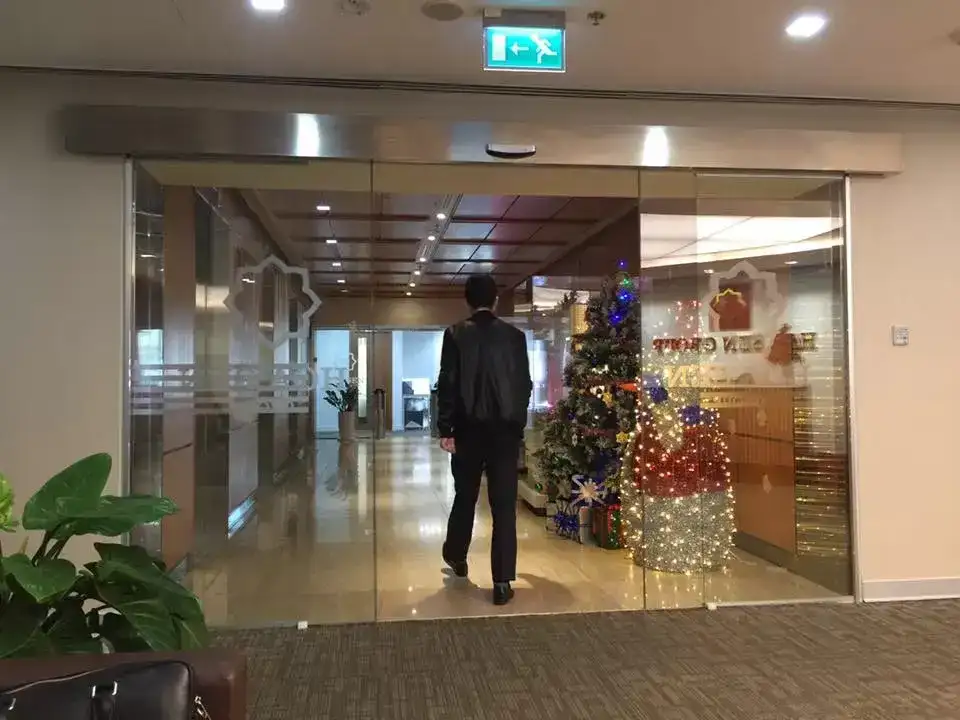 Lắp đặt cửa tự động NABCO công ty HOA SEN GROUP