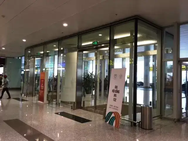 Sân bay quốc tế nội bài sử dụng 81 bộ cửa tự động Nabco