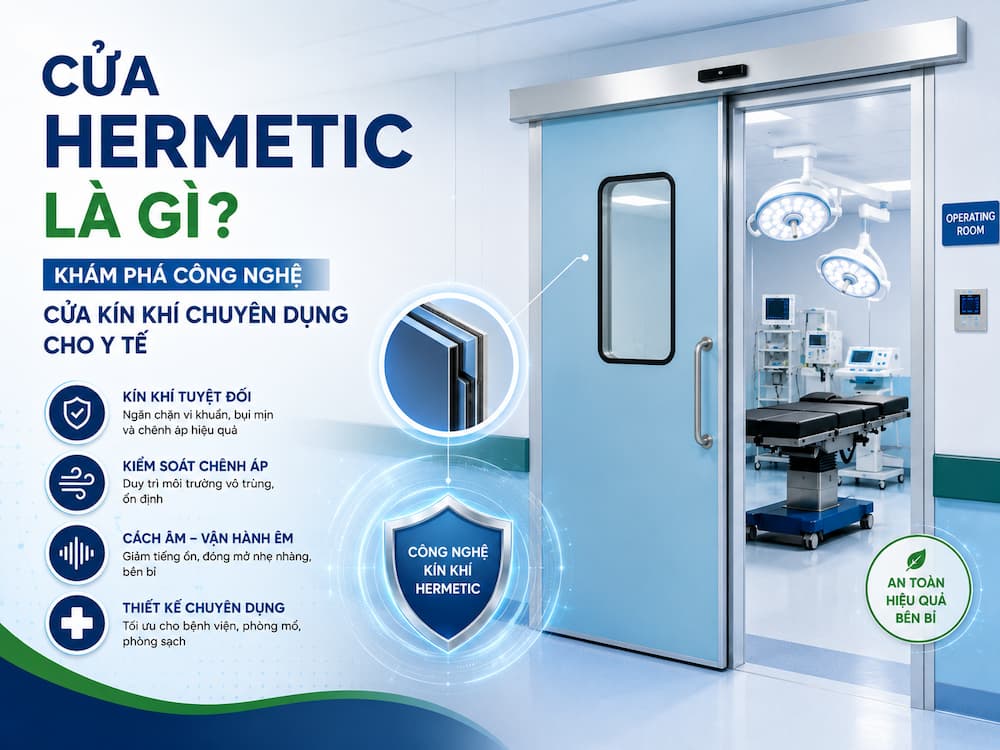Cửa Hermetic Là Gì? Khám Phá Công Nghệ Cửa Kín Khí 