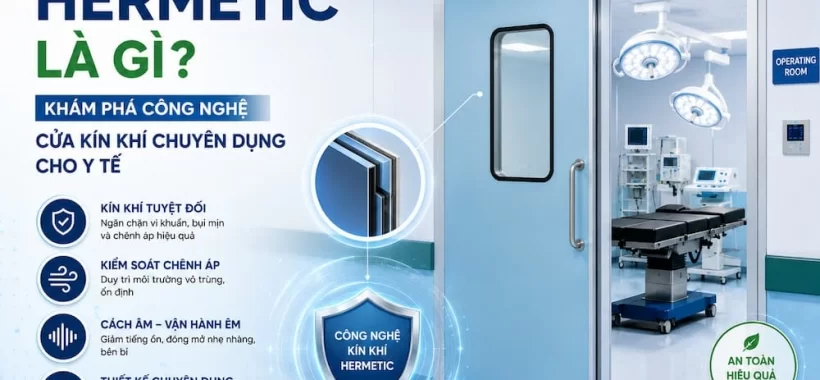 Cửa Hermetic Là Gì? Khám Phá Công Nghệ Cửa Kín Khí 