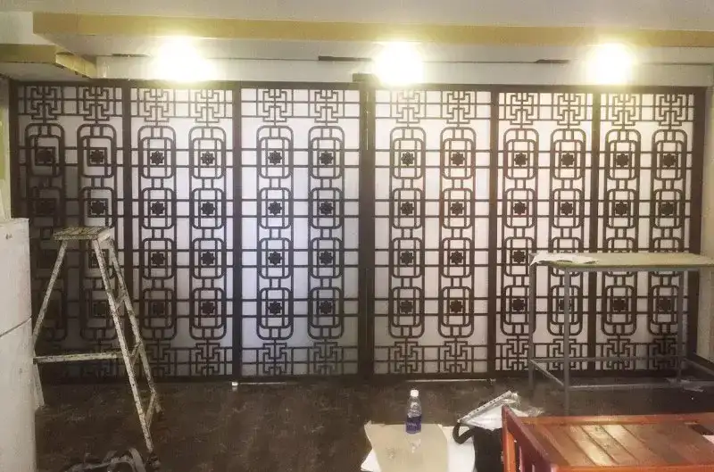 Cửa trượt 2 cánh tự động khách sạn Cà Mau