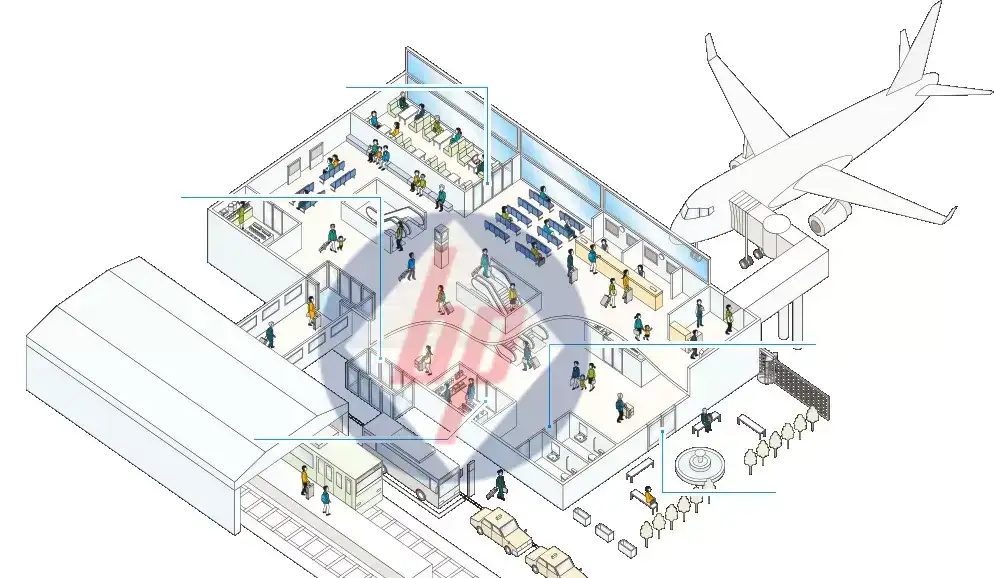 Lắp đặt cửa tự động Nabco – Nhật Bản tại Sân Bay