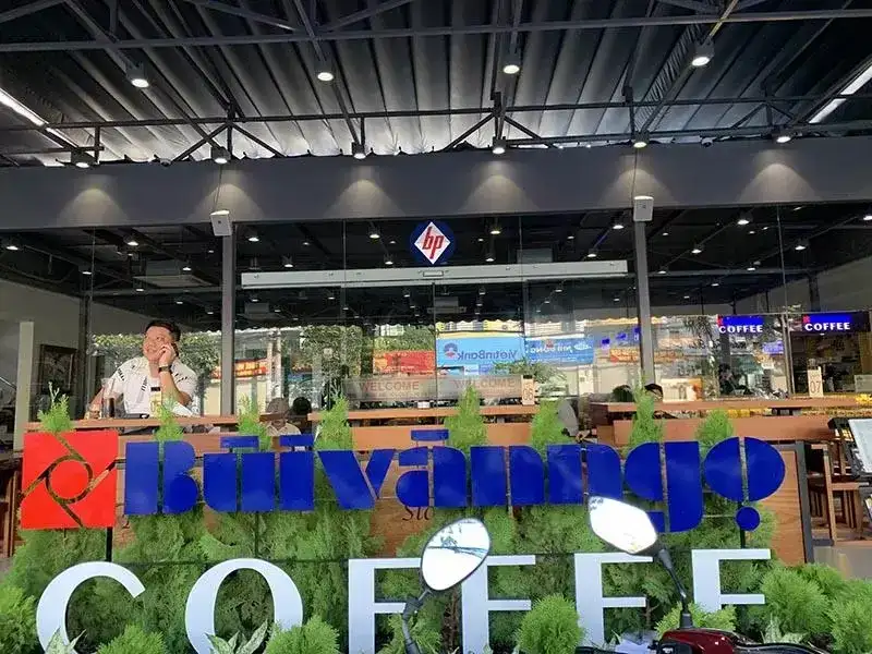 Thi công cửa tự động Swico tại Bùi Văn Ngọ Coffee