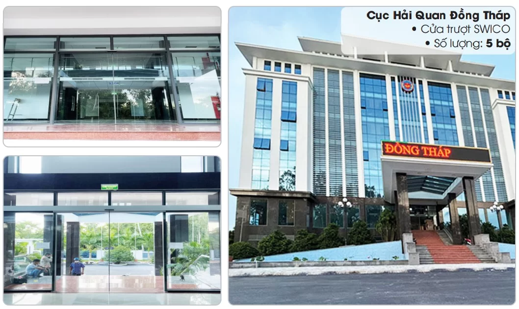 Dự án lắp đặt 5 bộ cửa trượt tự động SWICO tại Cục Hải quan Đồng Tháp là minh chứng cho năng lực triển khai các công trình hành chính – công vụ yêu cầu cao về độ ổn định, an toàn và kiểm soát ra vào của Bảo Phúc.