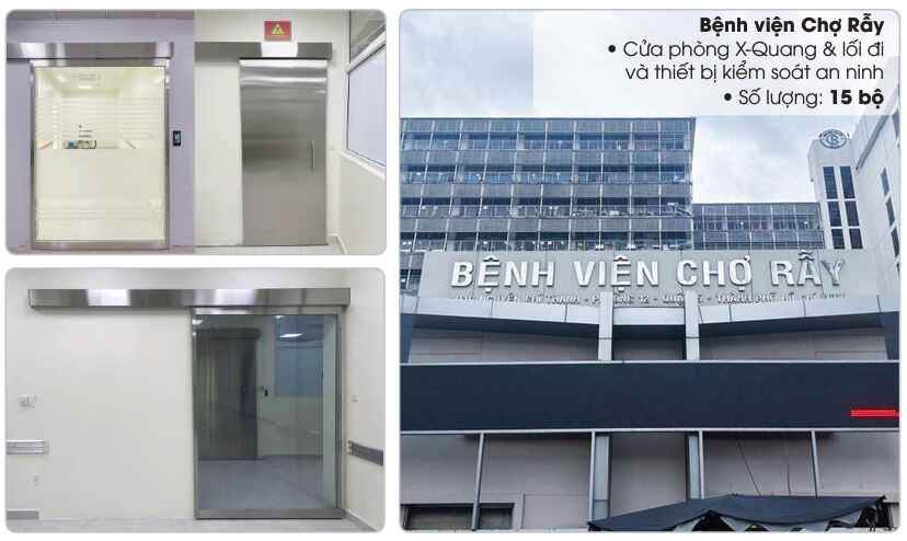 Dự án Bệnh viện Chợ Rẫy lắp đặt 15 bộ cửa