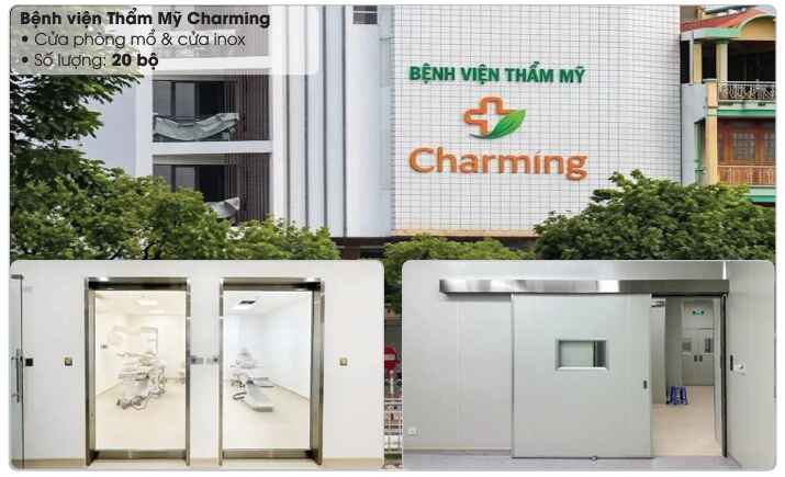 Dự án Bệnh viện Thẩm Mỹ Charming lắp đặt 20 bộ