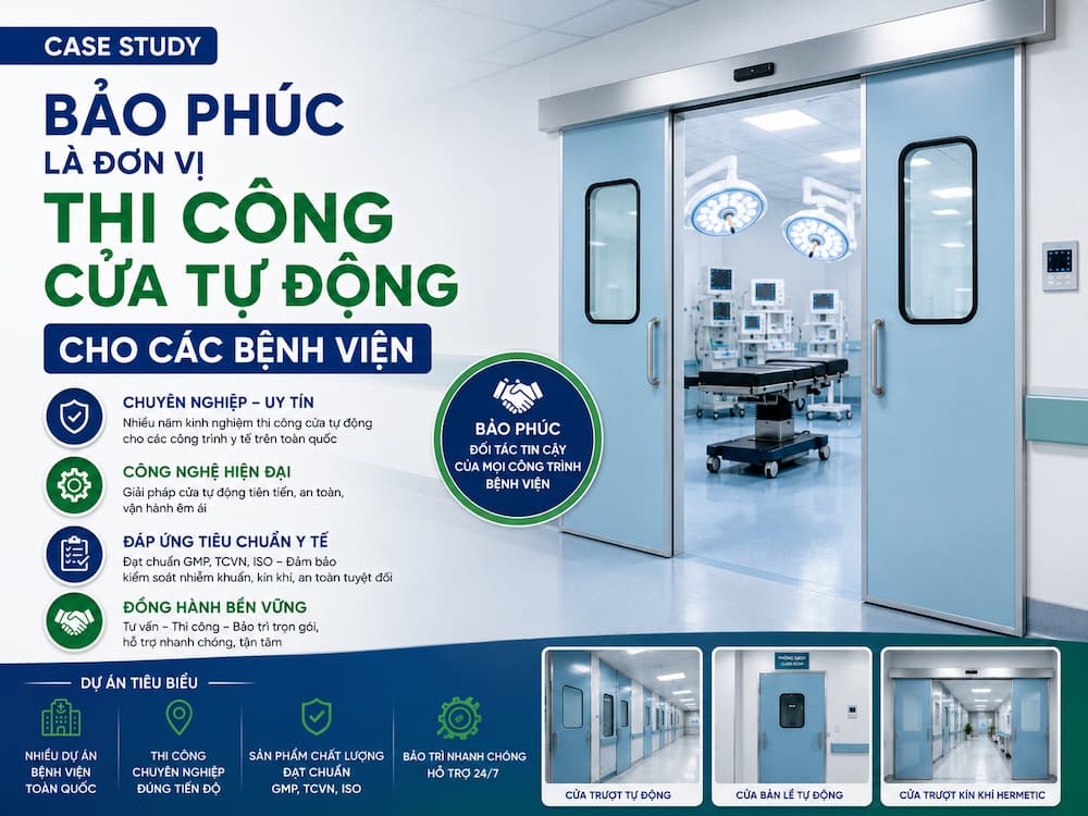Dự Án Cửa Bệnh Viện Bảo Phúc – Case Study Uy Tín | Lắp Cửa Bệnh Viện 