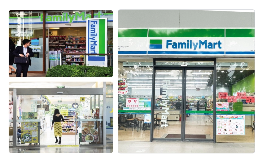 FamilyMart ứng dụng cửa trượt tự động SWICO 