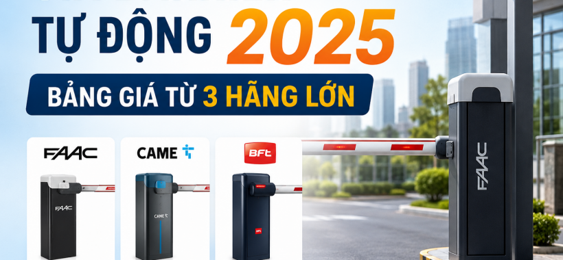 Giá Barrier Tự Động 2025 – Bảng Giá Từ 3 Hãng Lớn