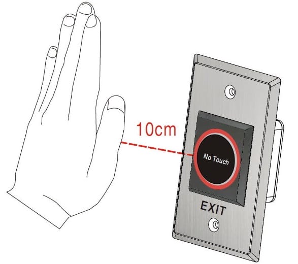 Bán nút nhấn cảm ứng chuyên dụng cho phòng sạch, phòng mổ, phòng thí nghiệm PTE-300