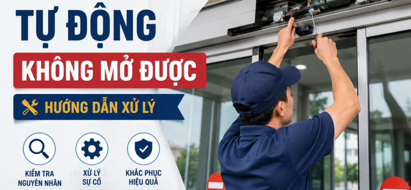 Sửa Cửa Tự Động Không Mở Được – Hướng Dẫn Xử Lý
