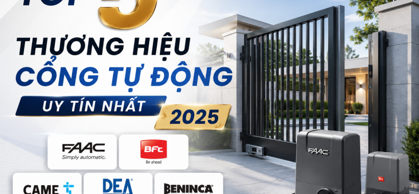 Top 5 Thương Hiệu Cổng Tự Động Uy Tín Nhất 2025 – BFT Dẫn Đầu