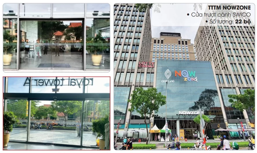 TTTM NewZone – 22 bộ cửa trượt tự động NABCO