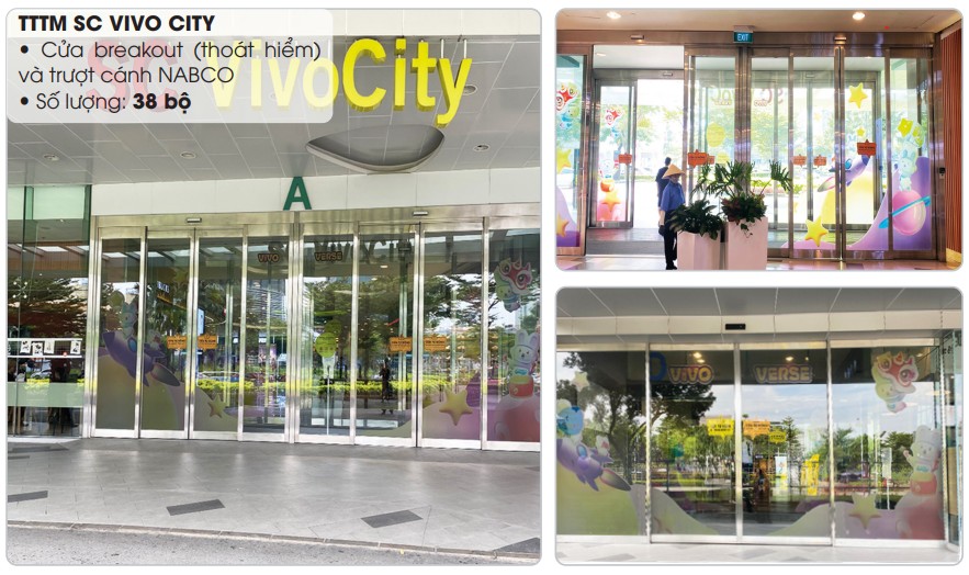 Dự án SC VivoCity – 38 bộ cửa breakout