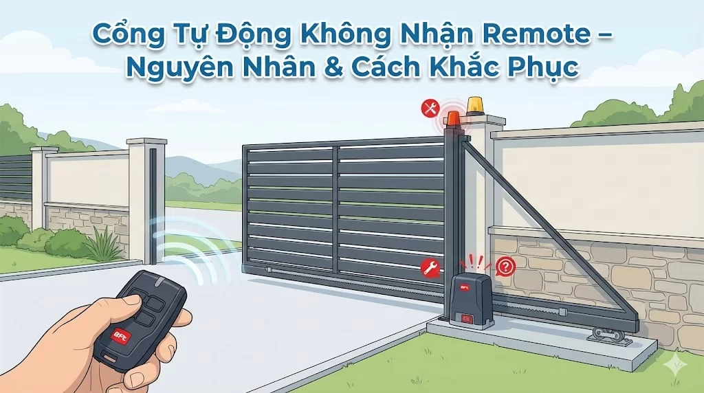 Cổng Tự Động Không Nhận Remote: Kiểm Tra & Xử Lý