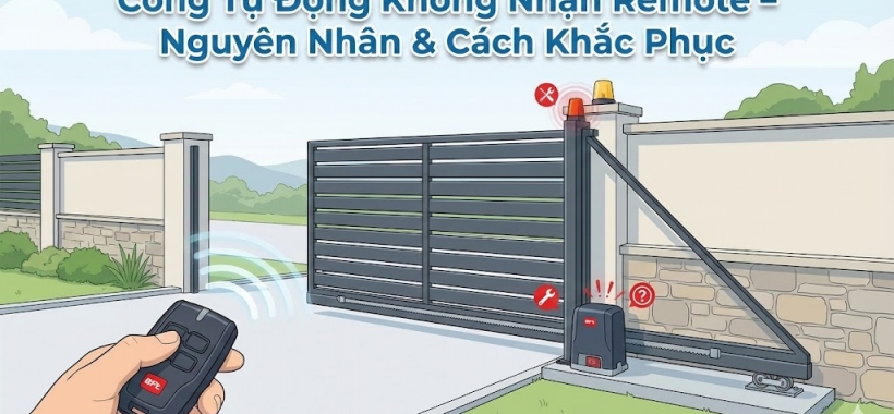 Cổng Tự Động Không Nhận Remote: Nguyên Nhân & Cách Khắc Phục