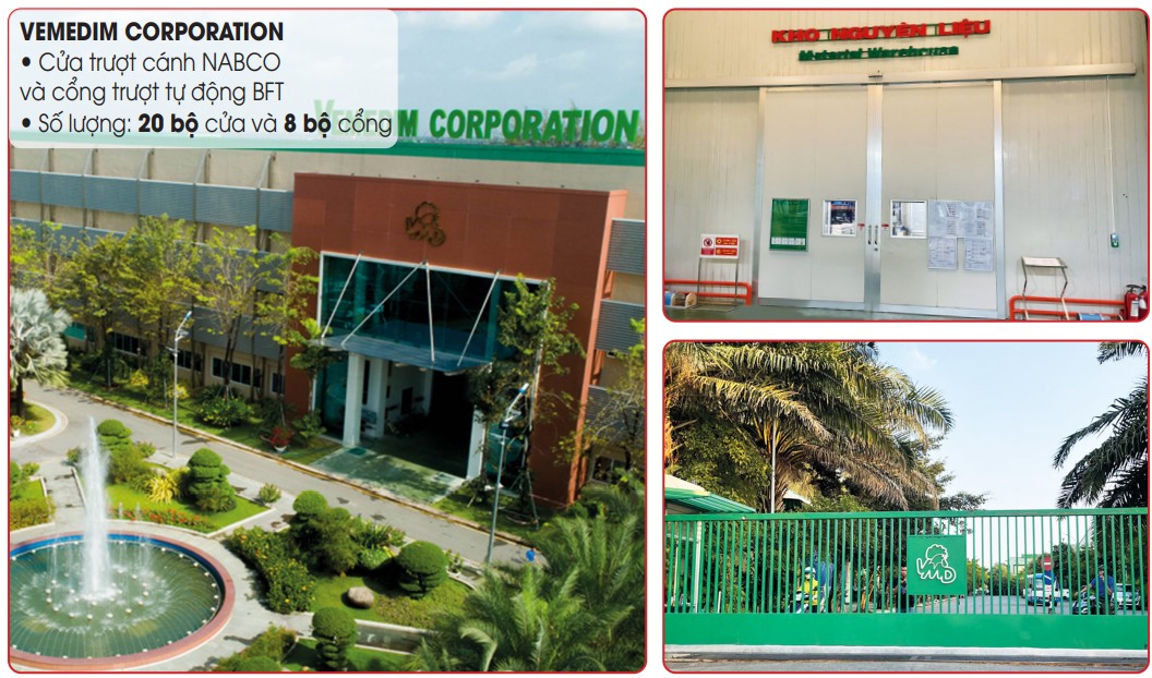 VEMEDIM CORPORATION – Lắp đặt 11 bộ cửa trượt tự động