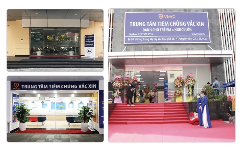 Lắp đặt cửa trượt tự động Nabco và SWICO Trung tâm tiêm chủng VNVC