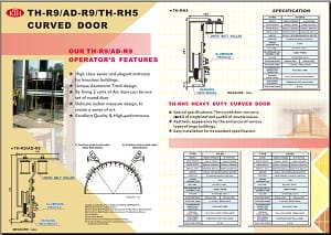 Catalogue_Catalogue_Sliding Door_(Curved)__ TH-R9 -- AD-R9 -- TH-RH5