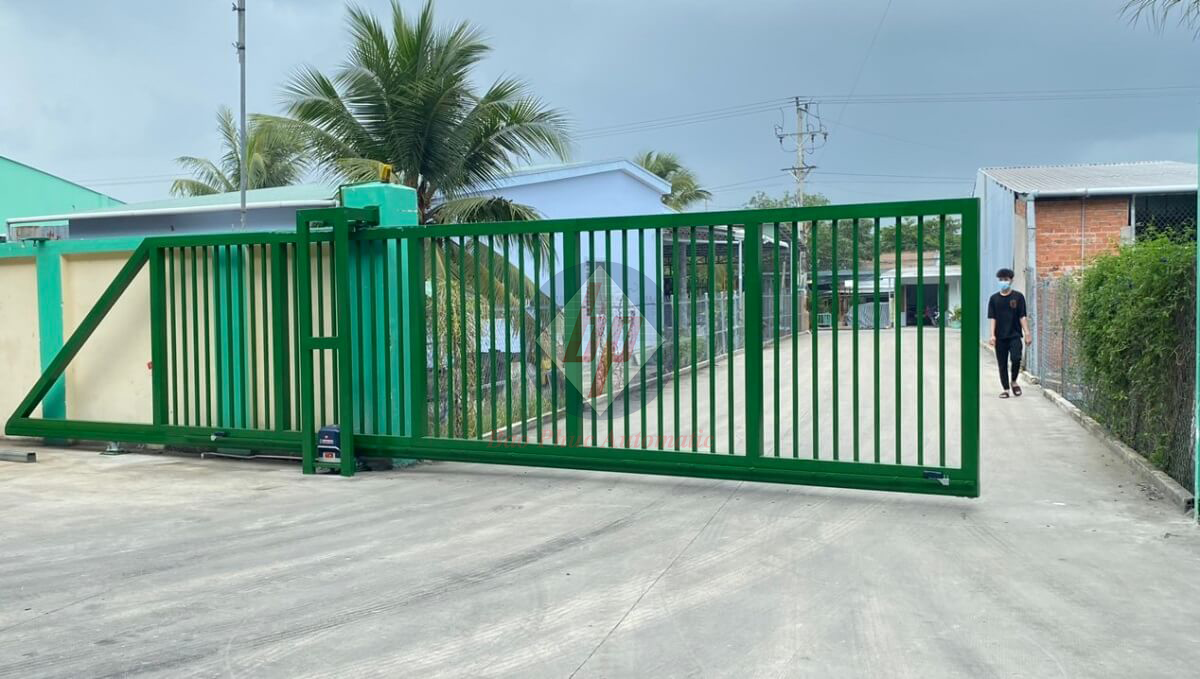 Ứng Dụng Thự Tế Cổng Trượt Không Ray