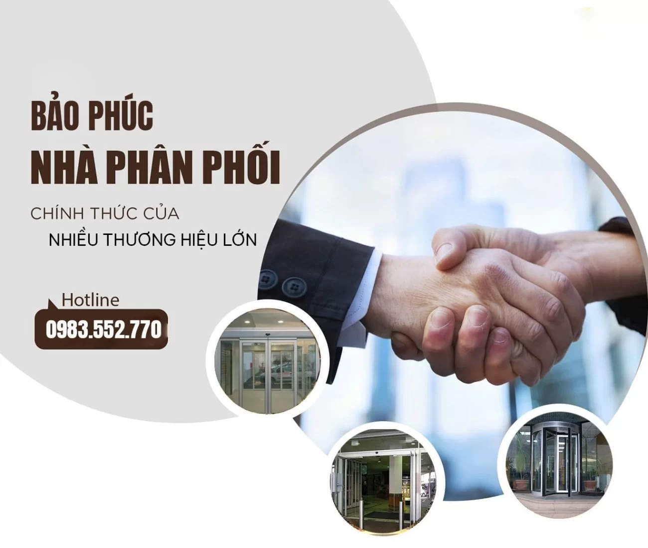 nhà phân phối cửa tự động uy tín