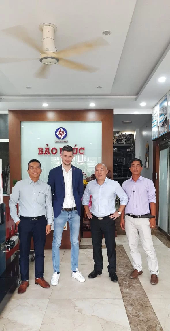 Chào đón giám đốc xuất khẩu của BFT sang thăm và làm việc