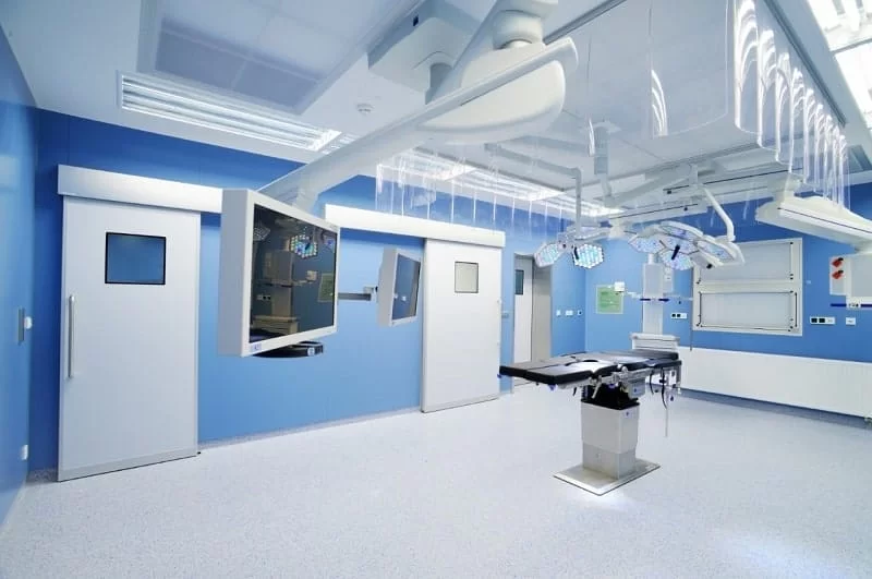 cửa phòng x-quang bệnh viện