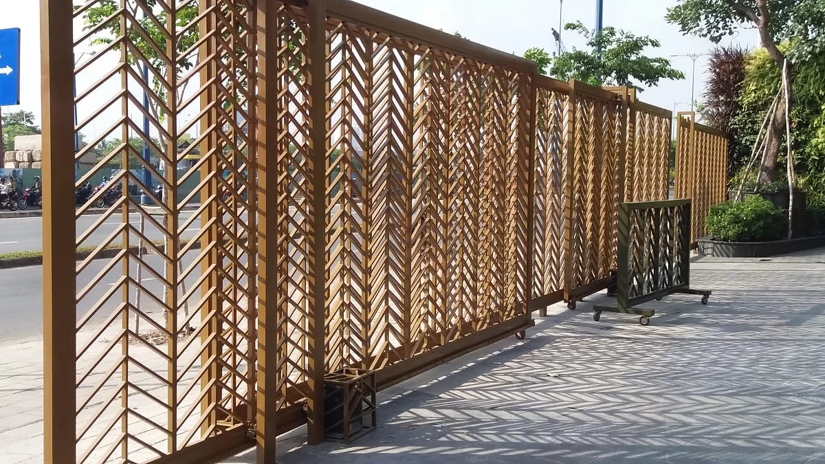 Cổng trượt lùa tự động 07