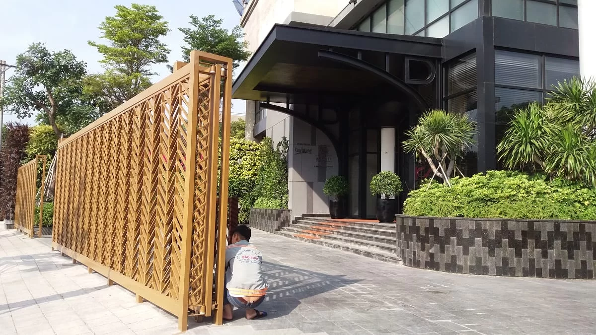 Cổng trượt lùa tự động 06