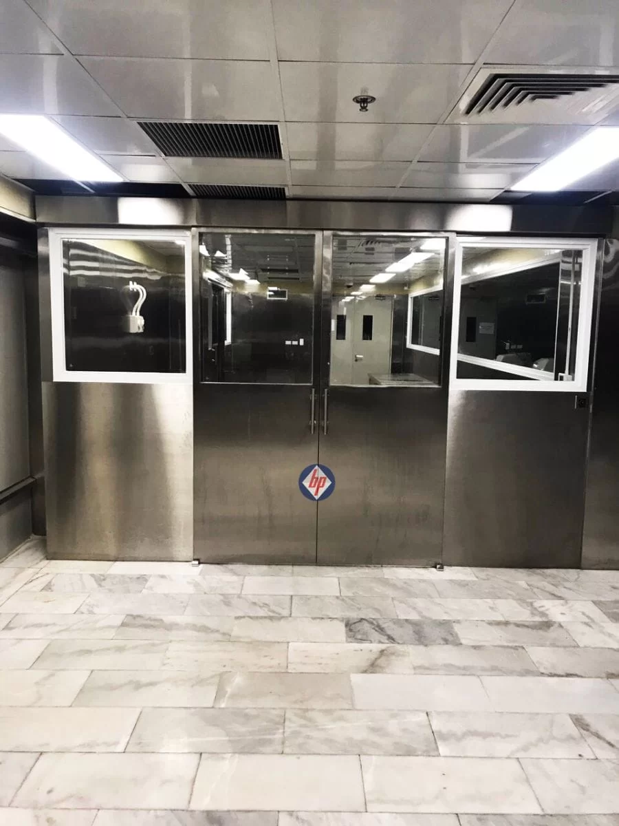 Thi công cửa trượt tự động Nabco tại công ty Caric - Quận 7