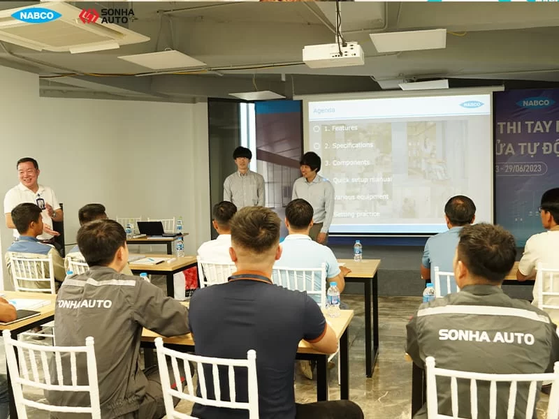 đào tạo công nghệ cửa tự động Nabco