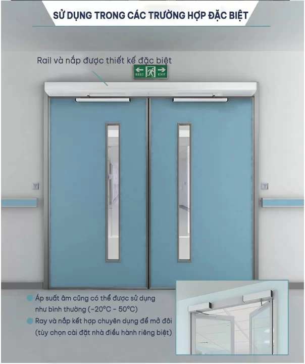 Rail và nắp ốp cửa Doortec SW200