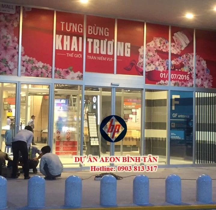 Dự Án Cửa Tự Động AEON Bình Tân