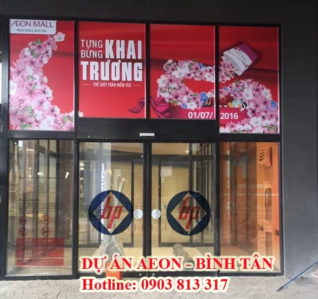 Dự Án Cửa Tự Động AEON Bình Tân