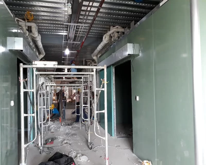 Hoàn thiện dự án cửa tự động bệnh viện Myanmar