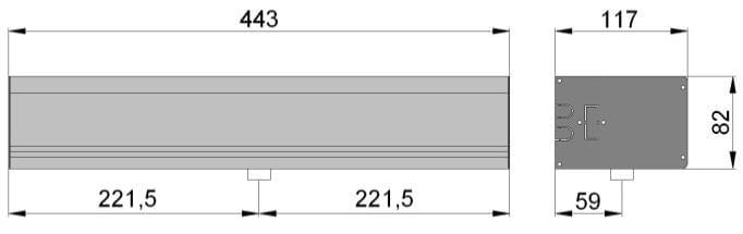 Bảng vẽ cửa mở xoay tự động SW2